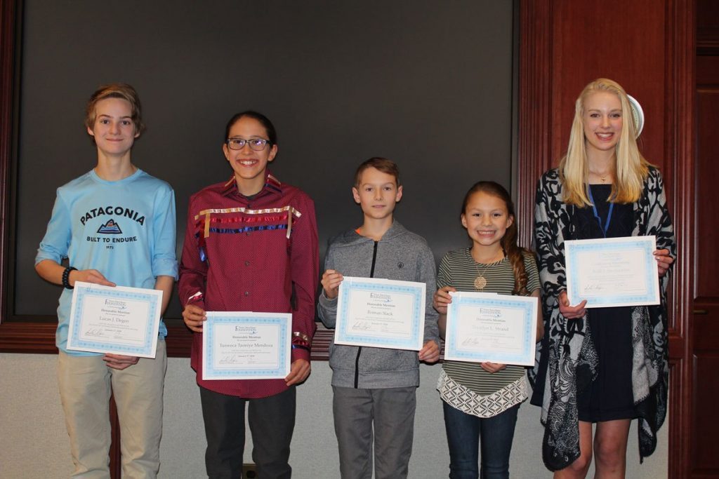 middle school students recipients