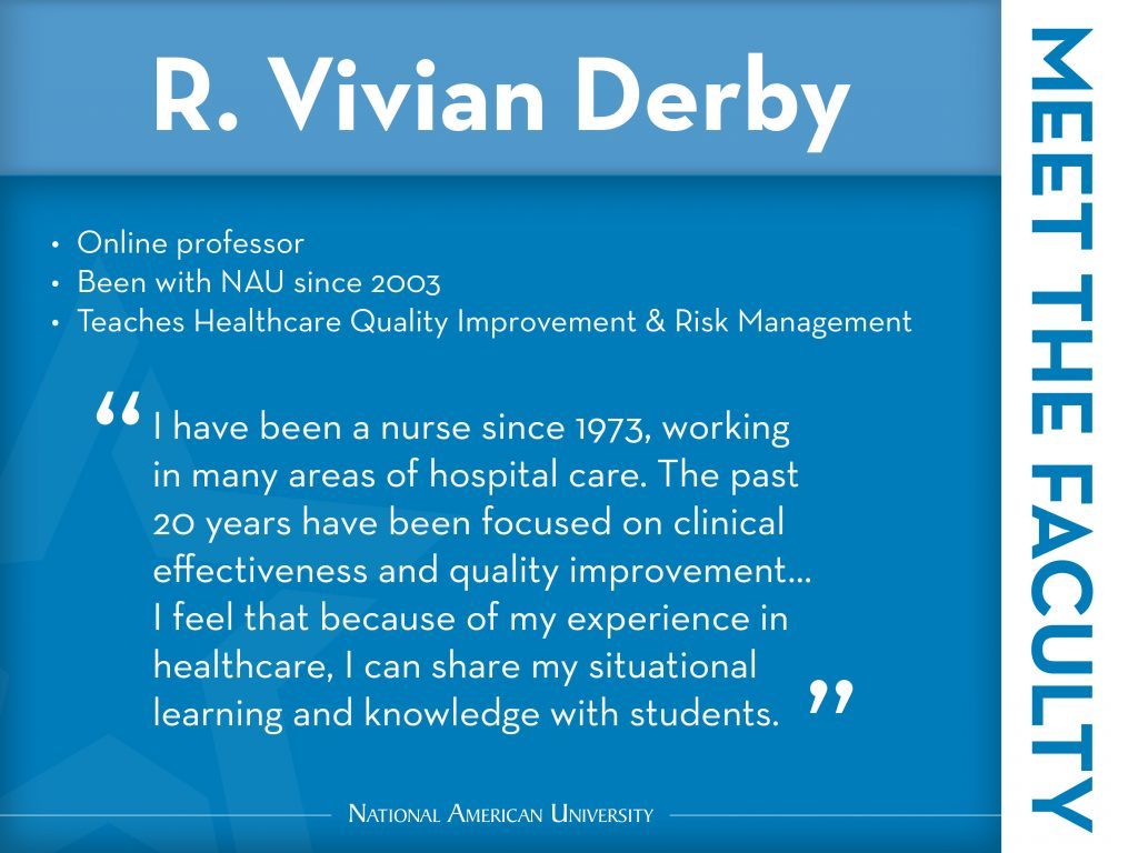 r. vivian derby professor testimonial