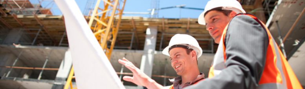 construction manager working on site