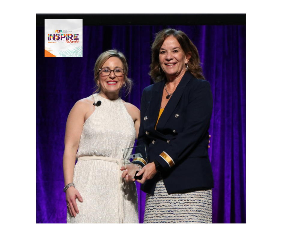 NAU President Dr. Cindy Mathena Honored at AOTA's INSPIRE Conference