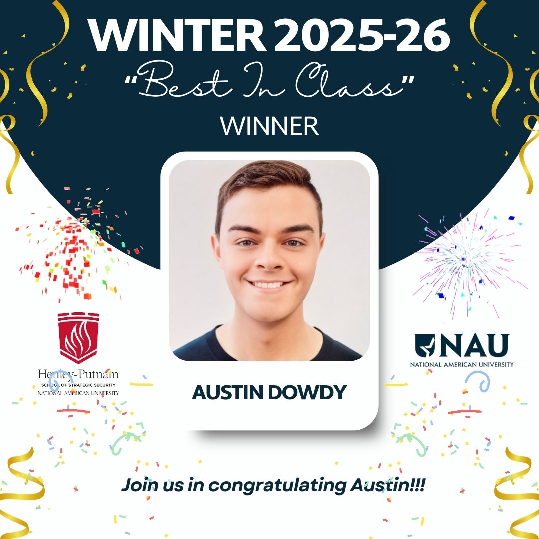 Winter 2025-26 Best in Class Faculty Award Winner: Austin Dowdy
