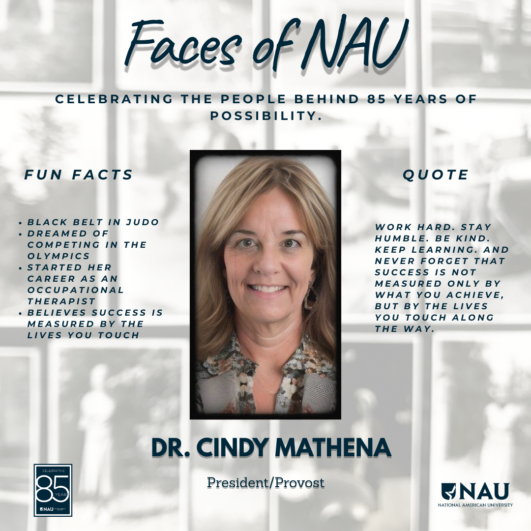 Faces of NAU – Dr. Cindy Mathena – NAU President