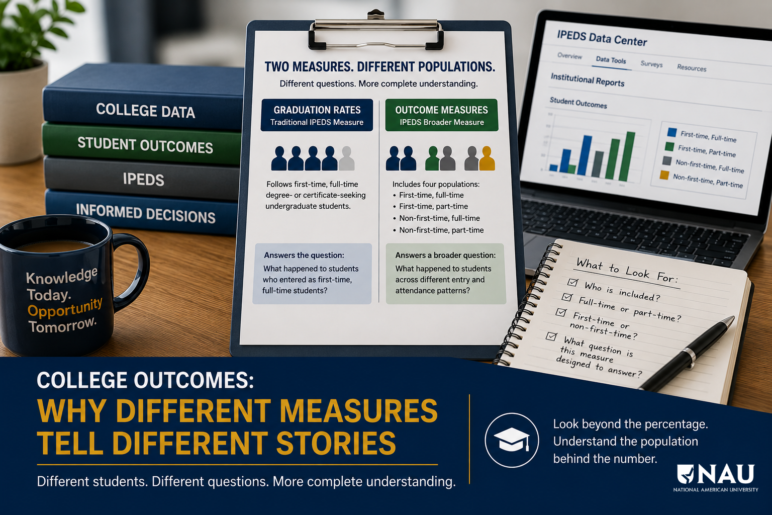 College Outcomes: Why Different Measures Tell Different Stories